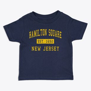 Hamilton Square New Jersey Classic Established Toddler T-Shirt