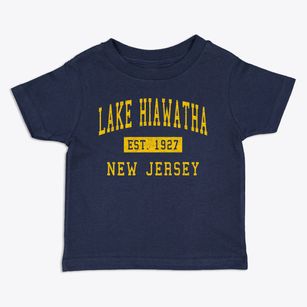 Lake Hiawatha New Jersey Classic Established Toddler T-Shirt