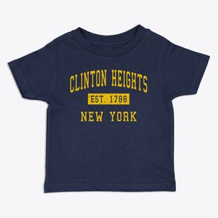 Clinton Heights New York Classic Established Toddler T-Shirt