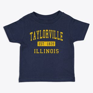 Taylorville Illinois Classic Established Toddler T-Shirt