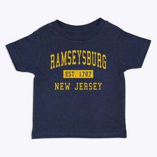 Ramseysburg New Jersey Classic Established Toddler T-Shirt