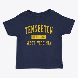 Tennerton West Virginia Classic Established Toddler T-Shirt