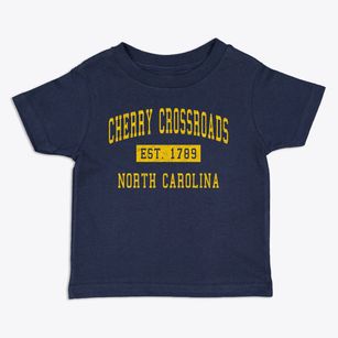 Cherry Crossroads North Carolina Classic Established Toddler T-Shirt