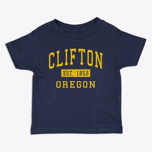 Clifton Oregon Classic Established Toddler T-Shirt