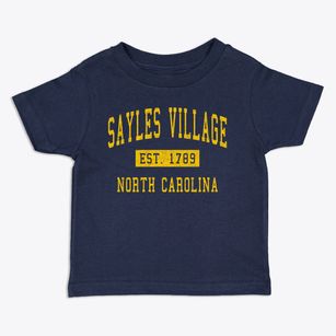 Sayles Village North Carolina Classic Established Toddler T-Shirt