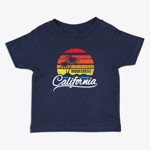 Ridgecrest California Palm Tree Sunset Toddler T-Shirt
