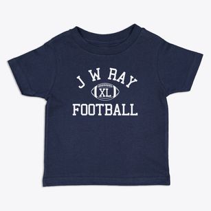 J W Ray Learning Center Classic Football Toddler T-Shirt
