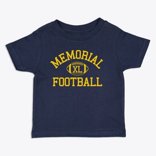 Memorial Christian School Classic Football Toddler T-Shirt