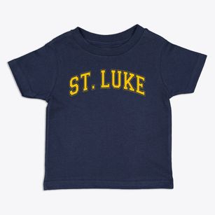 Saint Luke Preschool & Kindergarten Varsity Arch Toddler T-Shirt