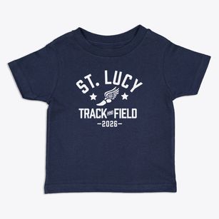 Saint Lucy Elementary School Track and Field Toddler T-Shirt