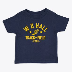 W D Hall Elementary School Track and Field Toddler T-Shirt