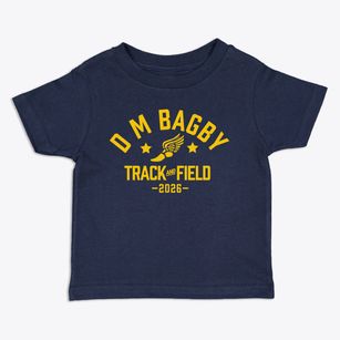 D M Bagby Elementary School Track and Field Toddler T-Shirt