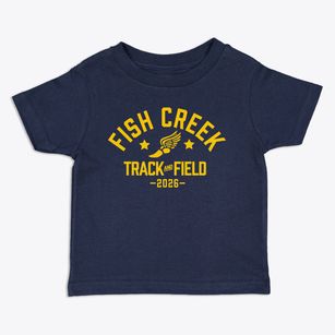 Fish Creek School Track and Field Toddler T-Shirt