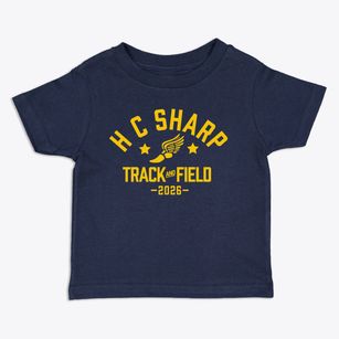 H C Sharp Elementary School Track and Field Toddler T-Shirt