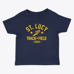 Saint Lucy Elementary School Track and Field Toddler T-Shirt