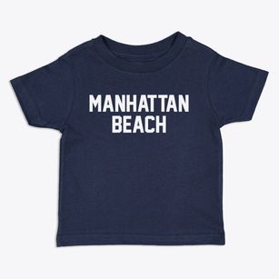 Manhattan Beach California Classic Block Toddler T-Shirt