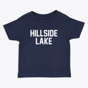 Hillside Lake New York Classic Block Toddler T-Shirt