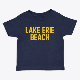 Lake Erie Beach New York Classic Block Toddler T-Shirt
