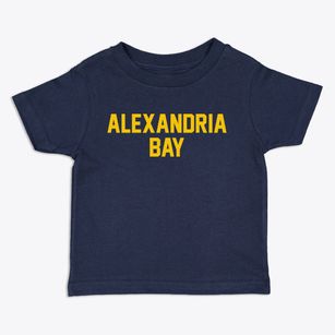 Alexandria Bay New York Classic Block Toddler T-Shirt