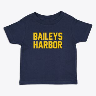 Baileys Harbor Wisconsin Classic Block Toddler T-Shirt