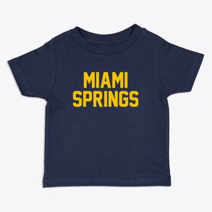 Miami Springs Florida Classic Block Toddler T-Shirt