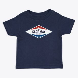 Cape May New Jersey Diamond Star Toddler T-Shirt