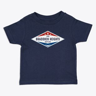 Braddock Heights Maryland Diamond Star Toddler T-Shirt