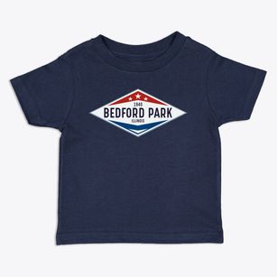 Bedford Park Illinois Diamond Star Toddler T-Shirt