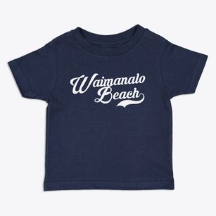 Waimanalo Beach Hawaii Vintage Team Toddler T-Shirt