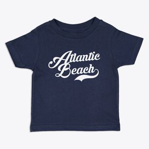 Atlantic Beach New York Vintage Team Toddler T-Shirt