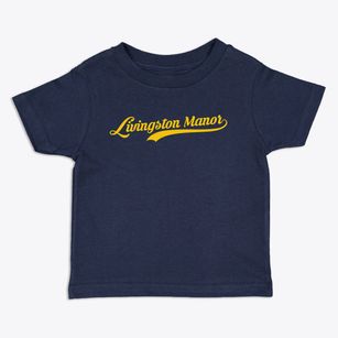 Livingston Manor New York Vintage Team Toddler T-Shirt