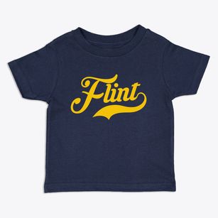 Flint Michigan Vintage Team Toddler T-Shirt