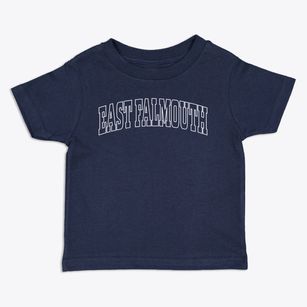 East Falmouth Massachusetts Trendy Block Toddler T-Shirt