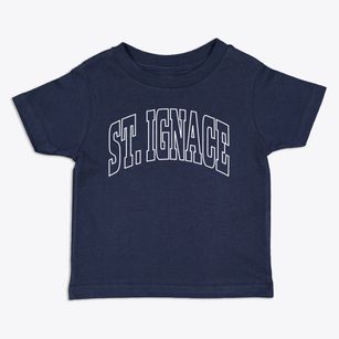 St. Ignace Michigan Trendy Block Toddler T-Shirt