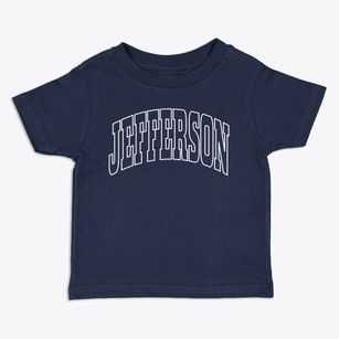 Jefferson New Hampshire Trendy Block Toddler T-Shirt