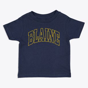 Blaine Maine Trendy Block Toddler T-Shirt
