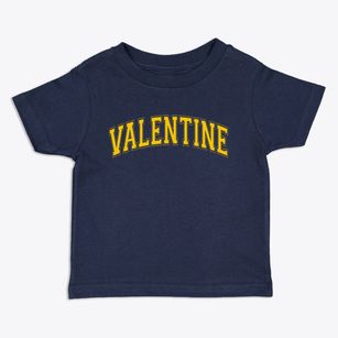 Valentine Nebraska Varsity Toddler T-Shirt