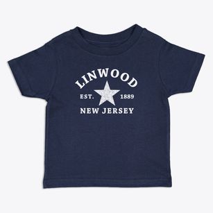 Linwood New Jersey Star Toddler T-Shirt