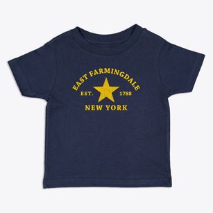 East Farmingdale New York Star Toddler T-Shirt