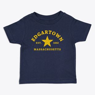 Edgartown Massachusetts Star Toddler T-Shirt