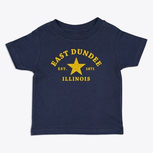 East Dundee Illinois Star Toddler T-Shirt