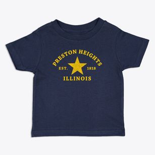 Preston Heights Illinois Star Toddler T-Shirt