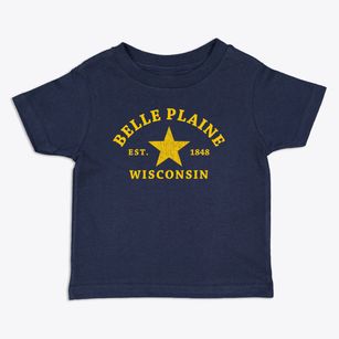 Belle Plaine Wisconsin Star Toddler T-Shirt
