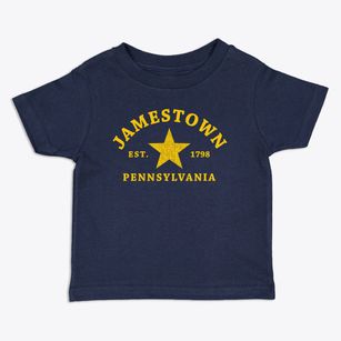 Jamestown Pennsylvania Star Toddler T-Shirt