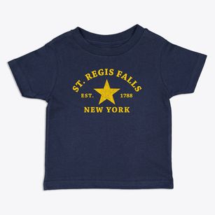 St. Regis Falls New York Star Toddler T-Shirt
