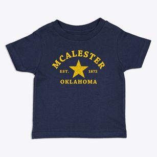 Mcalester Oklahoma Star Toddler T-Shirt