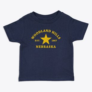 Woodland Hills Nebraska Star Toddler T-Shirt