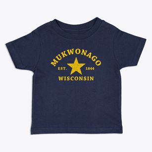Mukwonago Wisconsin Star Toddler T-Shirt