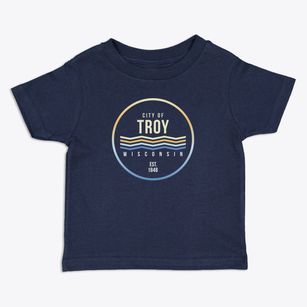 Troy Wisconsin Color Fade Toddler T-Shirt