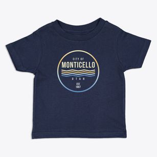 Monticello Utah Color Fade Toddler T-Shirt
